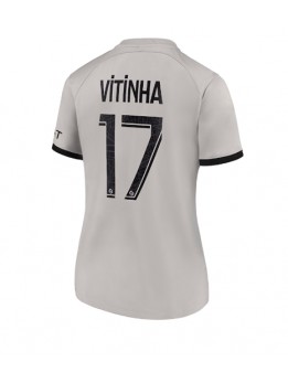 Paris Saint-Germain Vitinha Ferreira #17 Auswärtstrikot für Frauen 2022-23 Kurzarm